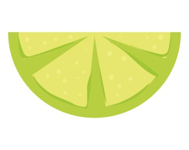 Bir dilim limon taze ve sağlıklı meyve.