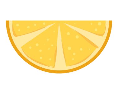 Bir dilim portakal taze ve sağlıklı meyve