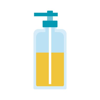 Antibakteriyel sabun şişesi düz stil simgesi