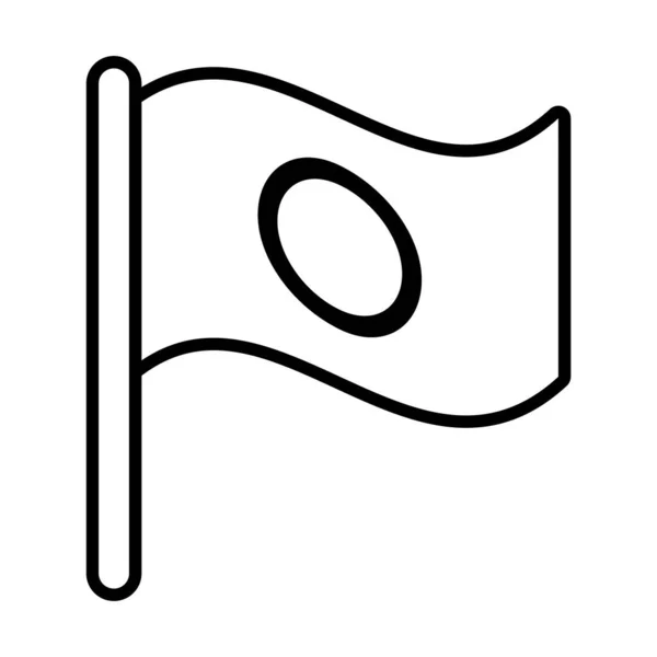 Drapeau intersexe de l'orientation sexuelle ligne style icône — Image vectorielle