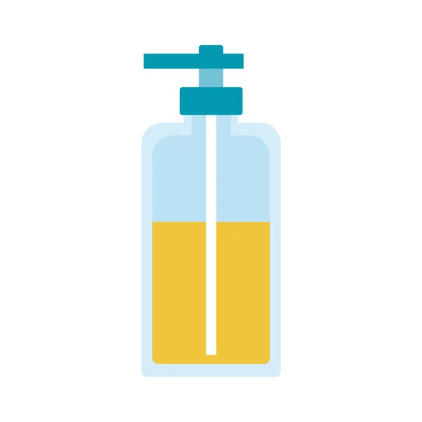 Икона в стиле антибактериальной мыльной бутылки — стоковый вектор