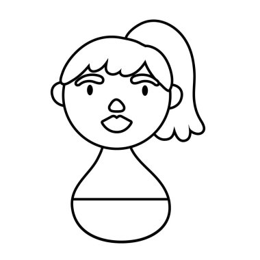 Kadın karakteri ulusal İspanyol mirası tarzı simge