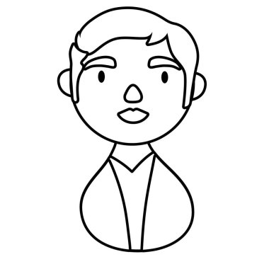 Sakallı bir adam. Ulusal İspanyol kökenli.