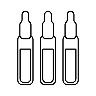 ilaç şişesi satır biçimi simgesi