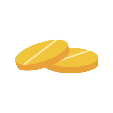 ilaç hapları düz stil ikon