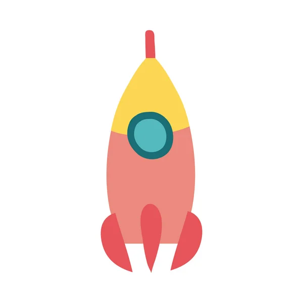 Flache Stil-Ikone für Raketenwerfer — Stockvektor