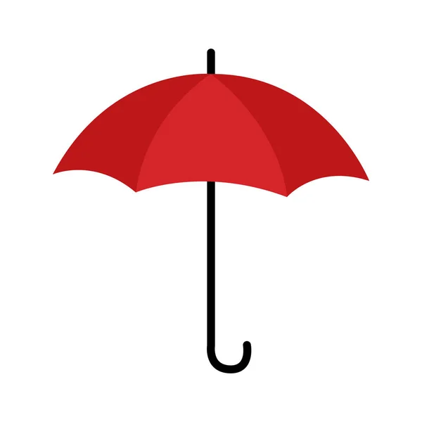 Umbrella protection accessory isolated icon — Stock Vector