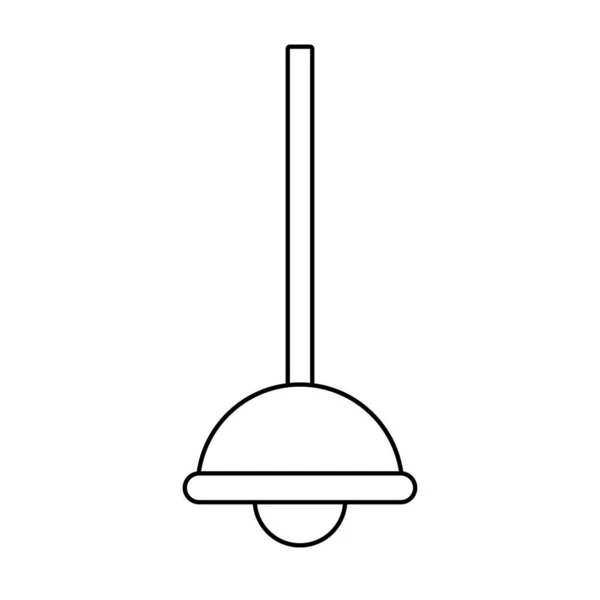 Иконка в стиле светильника — стоковый вектор