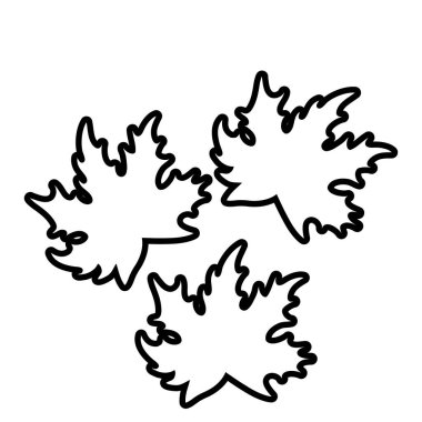 Sonbahar yaprakları bitki deseni dekorasyon tarzı