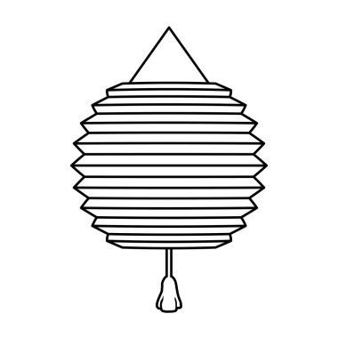 Çin lambası dekoratif asılma stili