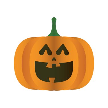 Cadılar bayramı kabak yüzü ayrışma biçimi simgesi