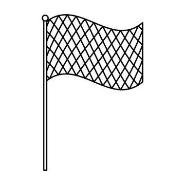 Bayrak simgesinde dama deseni