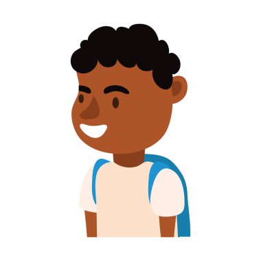 Küçük afro çocuk Avatar karakteri