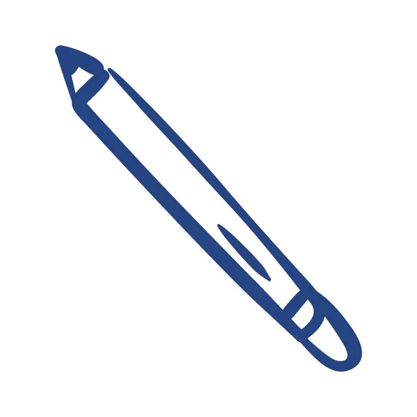 Постачання олівцем піктограма вільного стилю форми — стоковий вектор