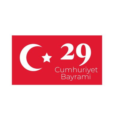 cumhuriyet bayrami kutlama günü düz bir şekilde hindi bayrağı sallıyor