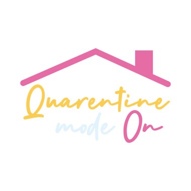 Karantina kampanyası mektupları ev tarzı.