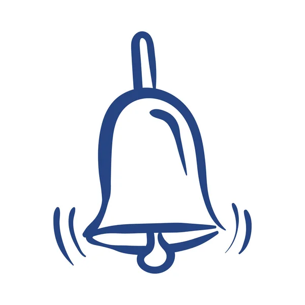 Dzwonek dźwięk wolna forma styl ikona — Wektor stockowy