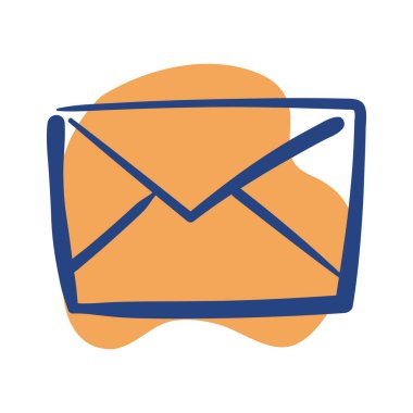 zarf posta satırı biçimi simgesi