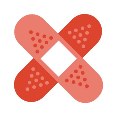 tıbbi tedavi aracı düz biçim simgesi