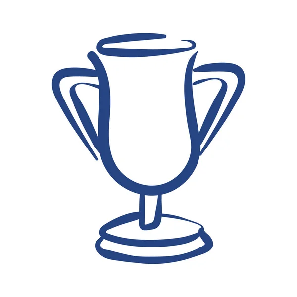トロフィーカップ賞無料フォームスタイルのアイコン — ストックベクタ