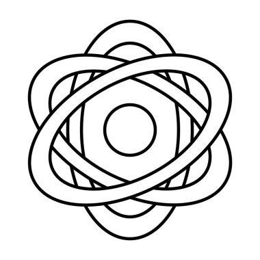 atom molekülü satır biçimi simgesi