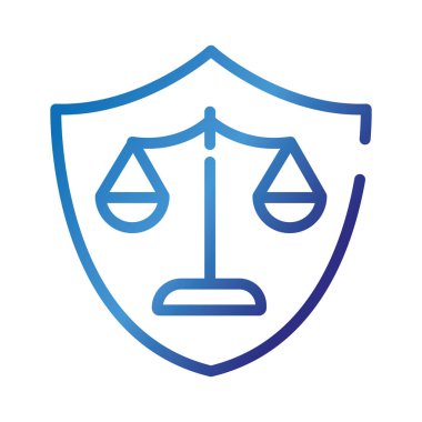 Kalkan gradyan biçim simgesinde ölçek dengesi