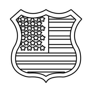 ABD seçim bayrağı kalkan savunma hattı tarzında