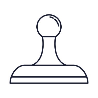 kauçuk damga, satır biçimi simgesi