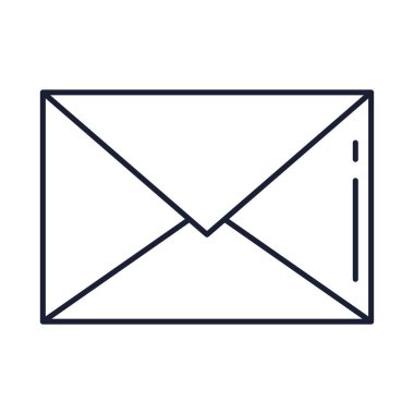 zarf e- posta, satır biçimi simgesi