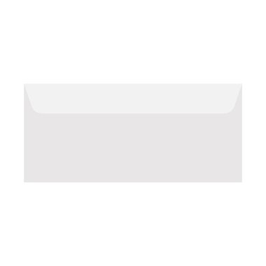 İzole edilmiş model zarf vektör tasarımı