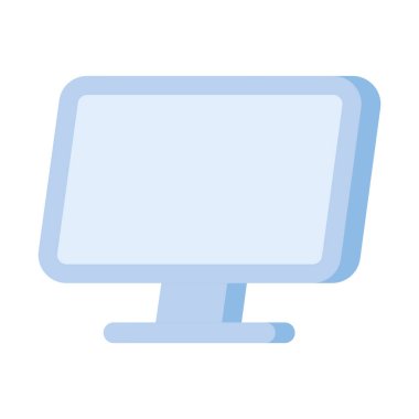 İzole edilmiş bilgisayar simgesi vektör tasarımı