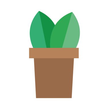 Ot vektör tasarımı içinde izole edilmiş bitki