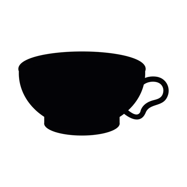Изолированный векторный дизайн чашки кофе — стоковый вектор