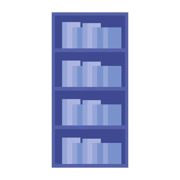 Diseño de vectores de muebles azules aislados — Archivo Imágenes Vectoriales