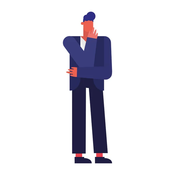 Isolated Man Cartoon Vektor Design — Stockvektor