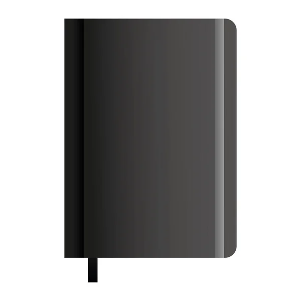 Elszigetelt mockup notebook vektor kialakítása — Stock Vector