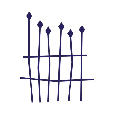 Cadılar Bayramı Kara Kapı vektör tasarımı