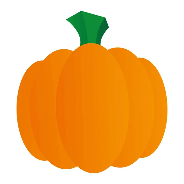 Halloween icono de calabaza vector de diseño — Archivo Imágenes Vectoriales