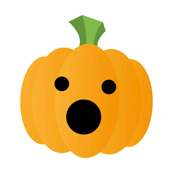 Halloween pompoen cartoon vector ontwerp — Stockvector