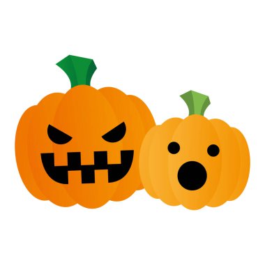 Cadılar bayramı balkabağı vektör tasarımı