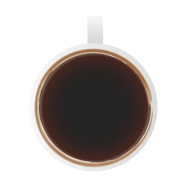 Ізольована чашка кави Векторний дизайн — стоковий вектор