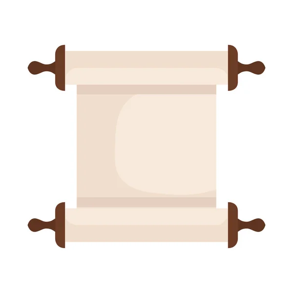 Ikona posuvníku papyrusu, na bílém pozadí — Stockový vektor