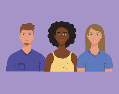 çok ırklı insanlar bir arada, çeşitlilik ve çok kültürlülük kavramı