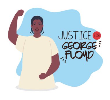 Yargıç George Floyd, siyahların hayatı önemlidir ve Afrikalı bir adam elini kaldırıp ırkçılığı durdurmalı.