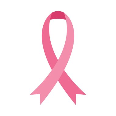 Göğüs kanseri farkındalığı pembe kurdele vektör tasarımı