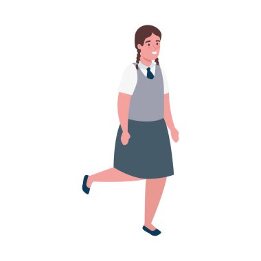 Lisedeki kız çocuk çizgi filmi.