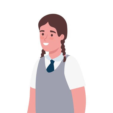 Lisedeki kız çocuk çizgi filmi.