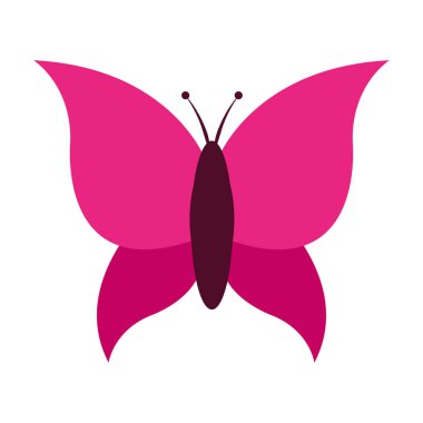 Şirin kelebek vektör tasarımı