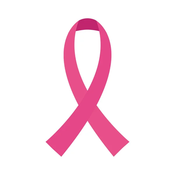 Breast cancer awareness pink ribbon vector design — Stock Vector