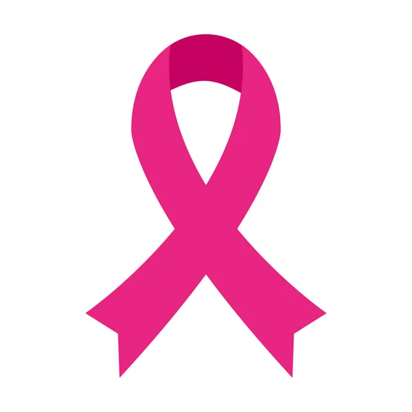 Breast cancer awareness pink ribbon vector design — Stock Vector